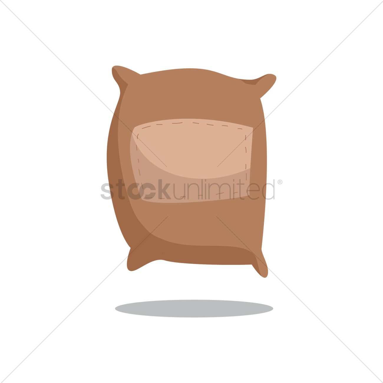 Sack Vector Image 1300x1300 Sack Vector Image