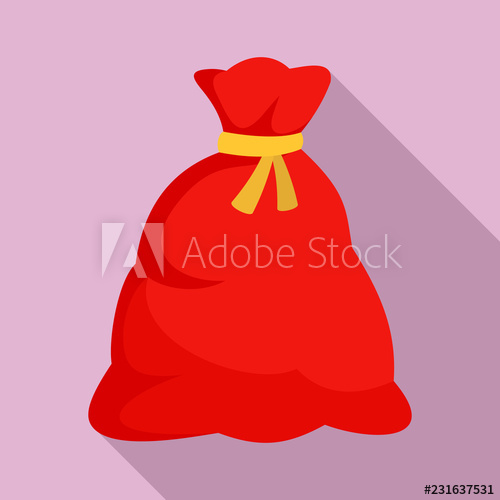 Santa Sack Icon Flat Illustration Of Santa Sack Vector Icon 500x500 Santa Sack Icon Flat Illustration Of Santa Sack Vector Icon
