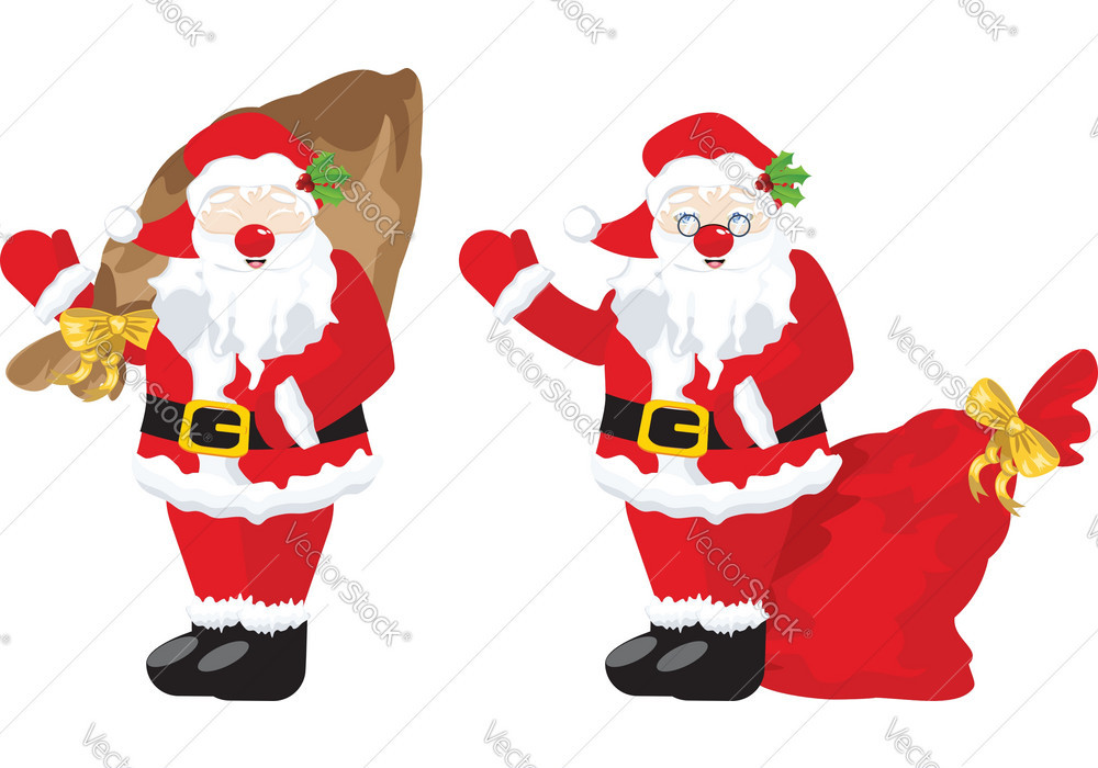 Santa With Sack Vector Free Graphics Uihere 1000x700 Santa With Sack Vector Free Graphics Uihere