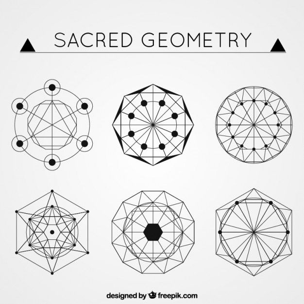626x626 Abstract Shapes In Geometric Style Free Vector Geometry