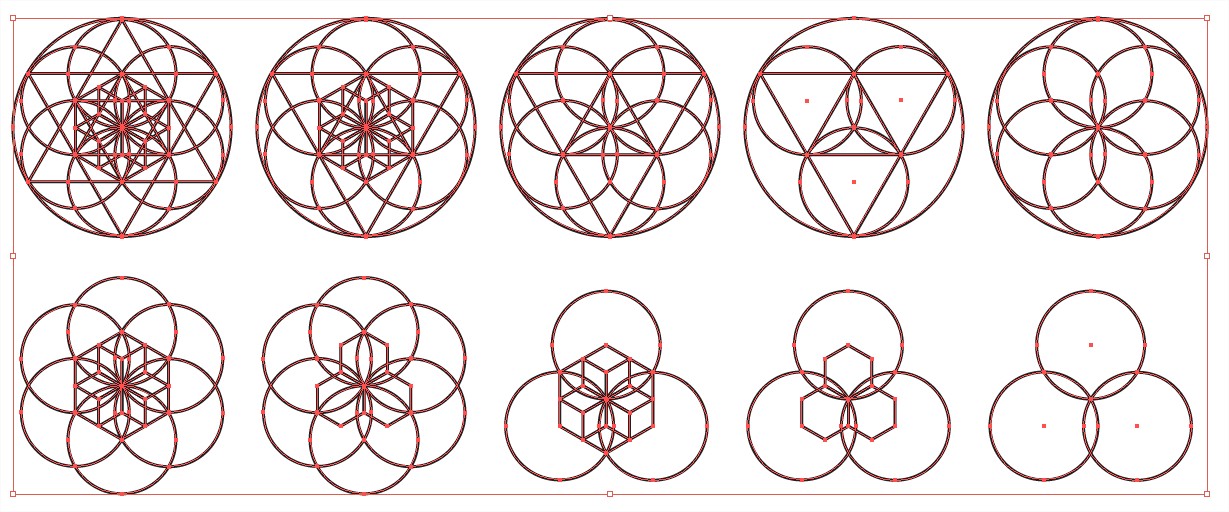 1229x512 Sacred Geometry Vector Pack For Adobe Illustrator