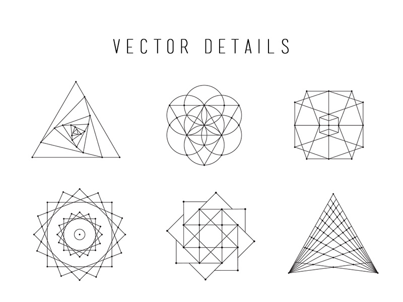 Sacred Geometry Vector Set 800x600 Sacred Geometry Vector Set