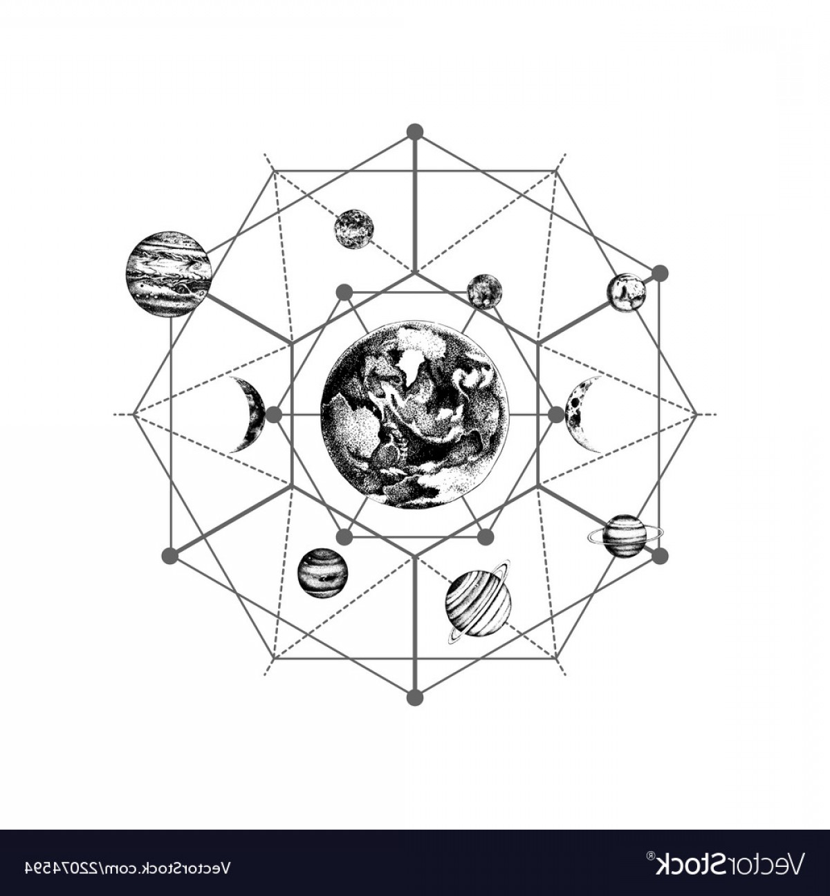 Solar System Sacred Geometry Vector Hoodamathrun 1200x1296 Solar System Sacred Geometry Vector Hoodamathrun