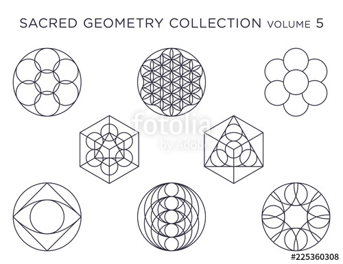 500x385 Sacred Geometry Vector Collection