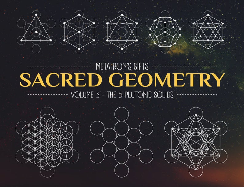 794x610 Sacred Geometry Vector Graphics Metatrons Cube Vol Etsy