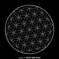 200x200 Flower Of Life Symbol Free Vector Graphic Art Free Download