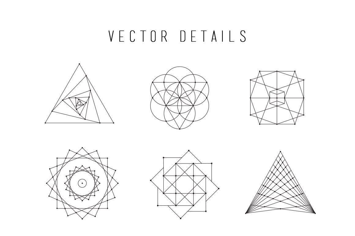 1160x772 Free Templates Joomla Sacred Geometry Vector Bundle