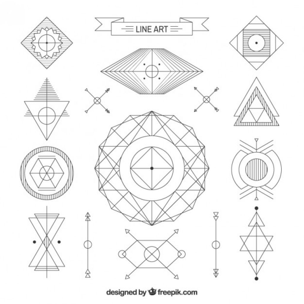 1024x1024 Geometric Vectors Photos And Free Download Within