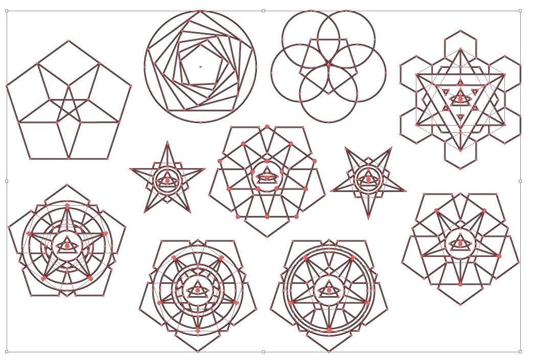 1042x711 Of Sacred Geometry Templates Spiritual Geometric Shapes Free