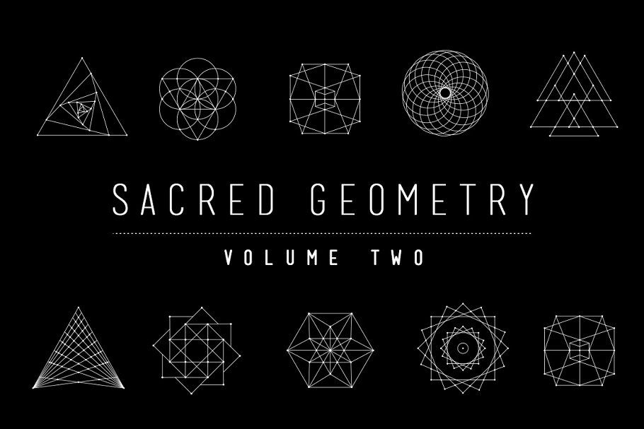 910x607 Sacred Geometry Vector Pack Vol