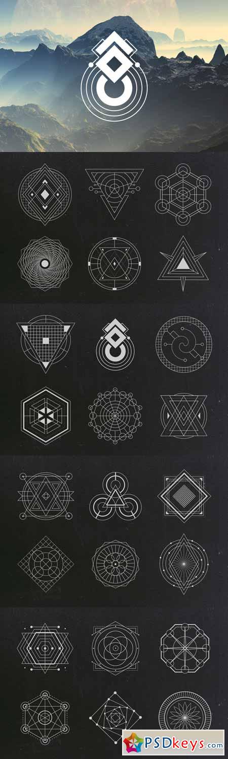 450x1497 Sacred Geometry Vectors Free Download Photoshop Vector