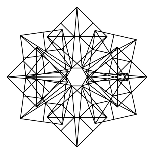 512x512 Sacred Geometry Squares And Triangles