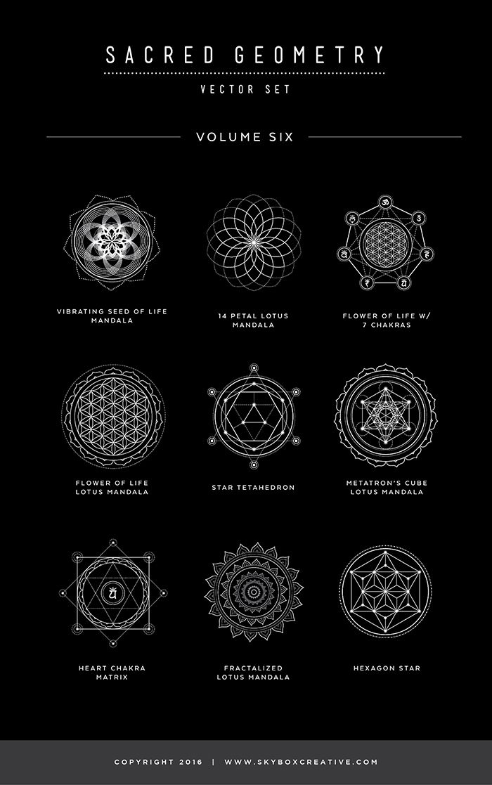700x1117 Sacred Geometry Vector Set Vol Comes With New Completely