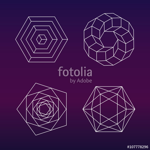 500x500 Sacred Geometry Vector Set Stock Image And Royalty Free Vector