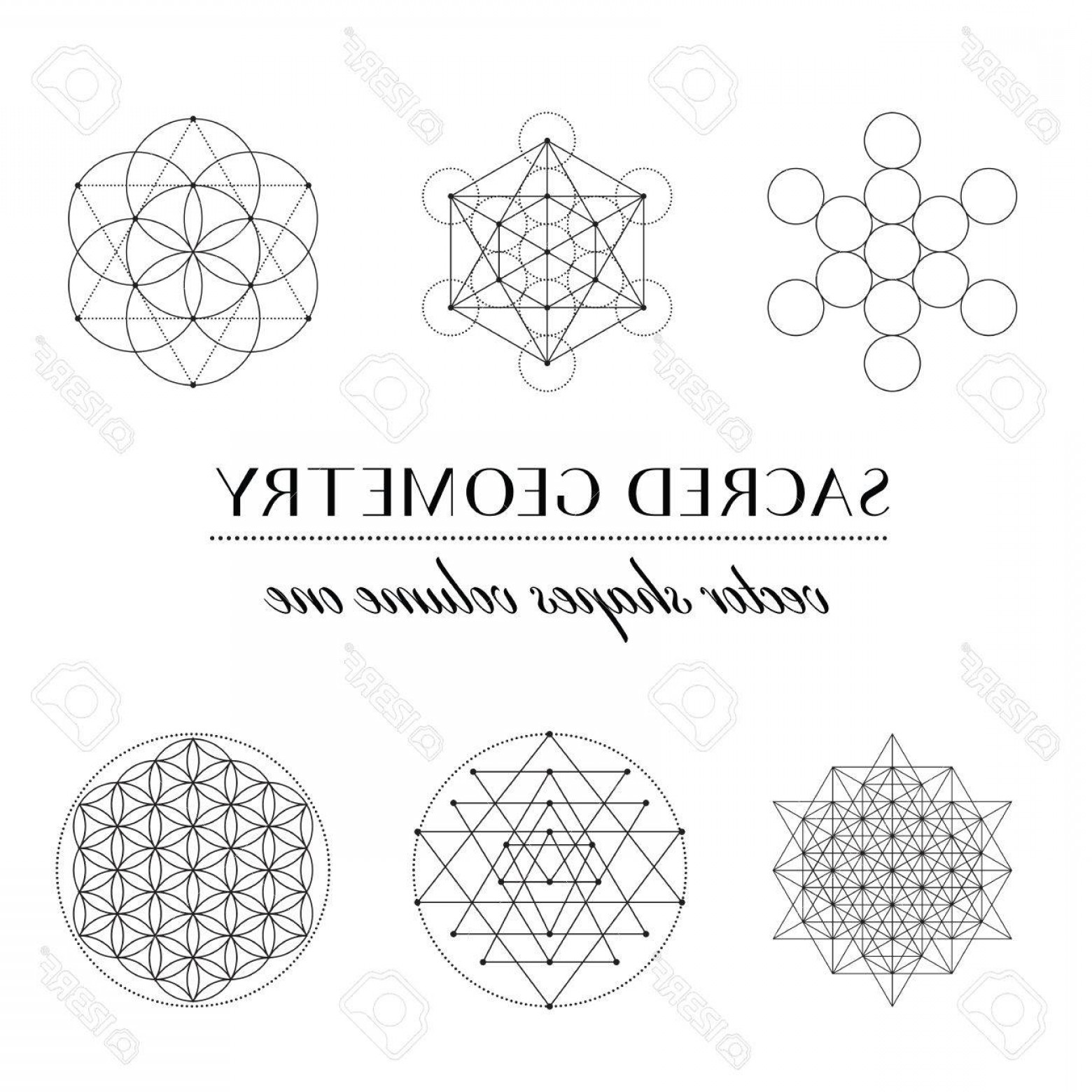 1560x1560 Photostock Vector Sacred Geometry Volume One Set Of Sacred