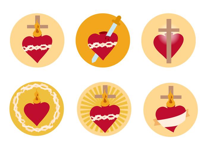 700x490 Sacred Heart Free Vector