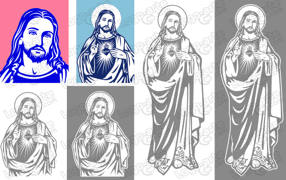 560x354 Sacred Heart Of Jesus Vector For Cutting Plotter And Engraving