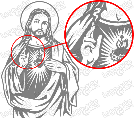 Sacred Heart Of Jesus Vector at Vectorified.com | Collection of Sacred