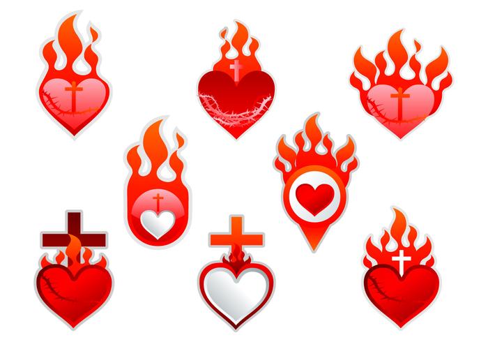 700x490 Sacred Heart Free Vector Art