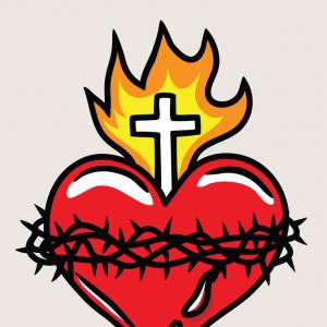 Sacred Heart Vector at Vectorified.com | Collection of Sacred Heart ...