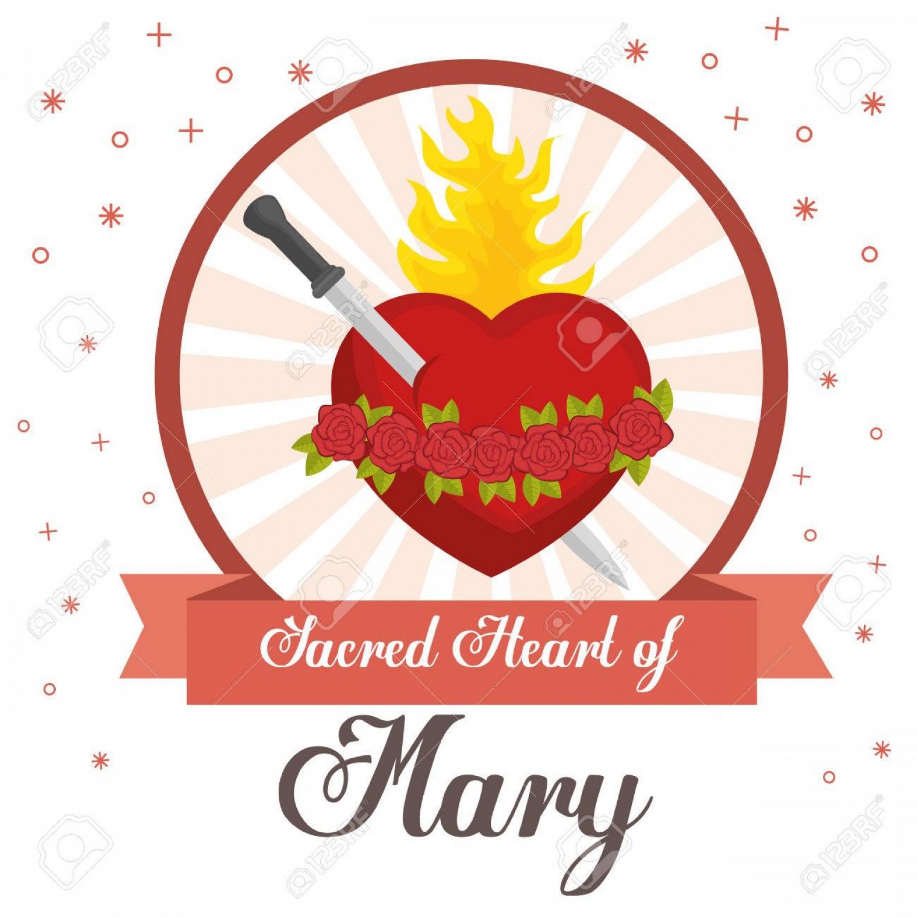 1872x1872 Virgin Mary Sacred Heart Vector Lamaison