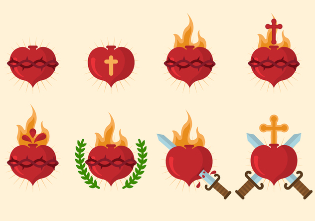 632x443 Free Sacred Heart Vector Free Vector Download Cannypic