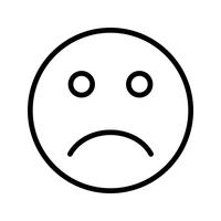 200x200 Sad Face Free Vector Art