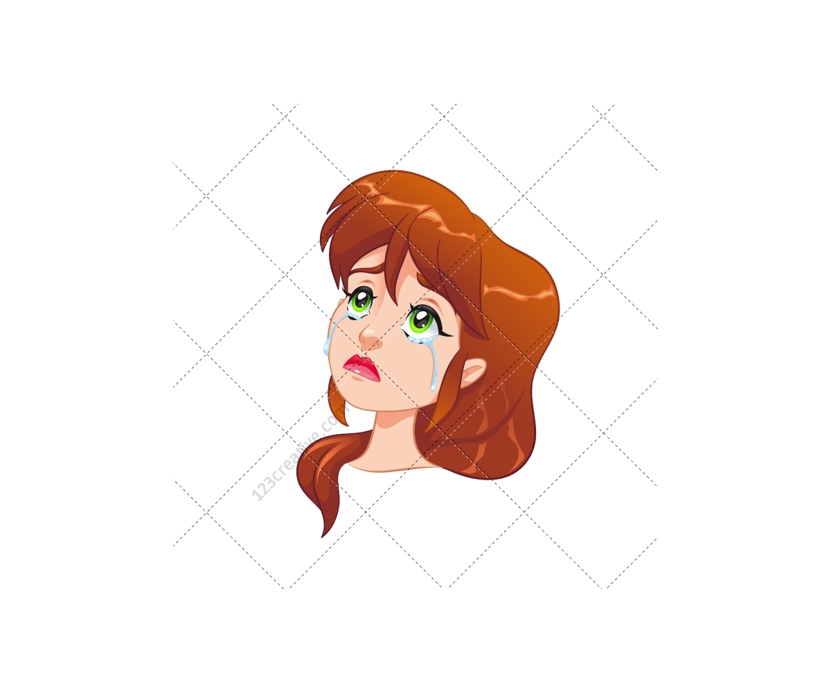 1200x1000 Female Head Vector