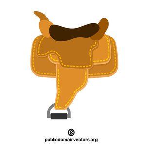 300x300 Saddle Vector Graphic