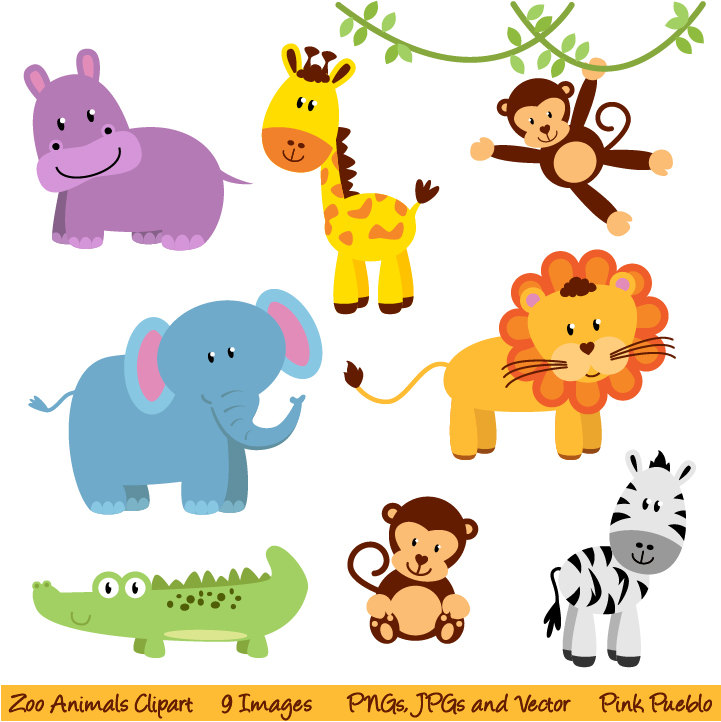 Safari Animals Vector