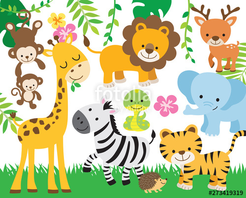 Safari Animals Vector at Vectorified.com | Collection of Safari Animals ...