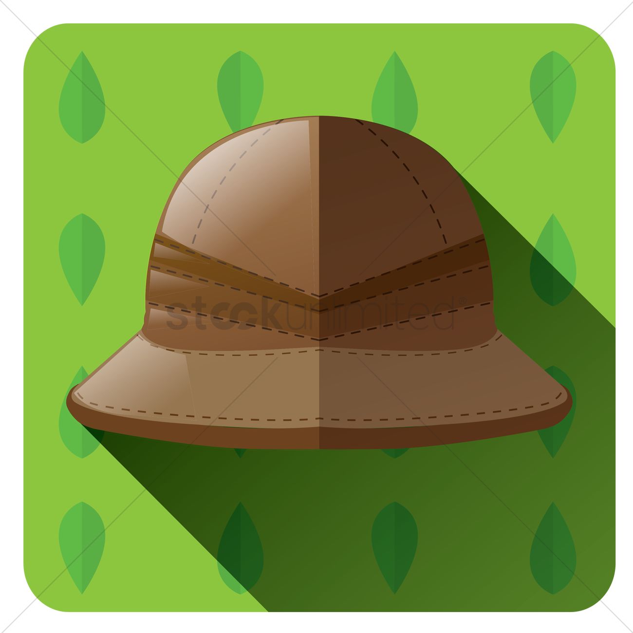 Safari Hat Vector Image 1300x1300 Safari Hat Vector Image