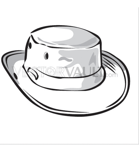Buy Vector Safari Hat Royalty Free Illustration 442x500 Buy Vector Safari Hat Royalty Free Illustration