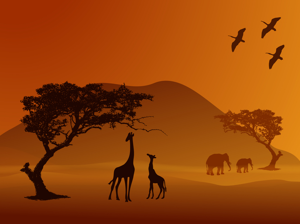 1024x765 Safari Vector Vector Art Graphics