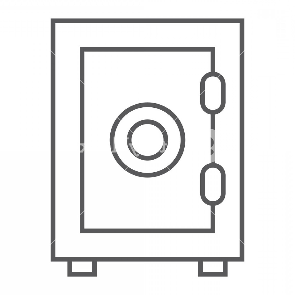 Safe Box Thin Line Icon Deposit And Protection Bank Box Sign 1200x1200 Safe Box Thin Line Icon Deposit And Protection Bank Box Sign