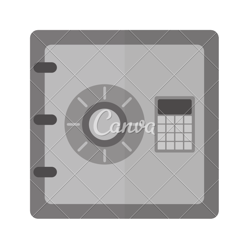 Safe Box Vector 800x800 Safe Box Vector