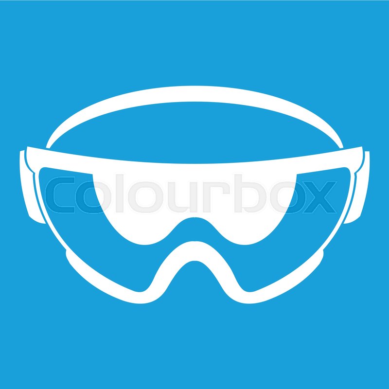 Safety Glasses Icon White Isolated On Stock Vector Colourbox 800x800 Safety Glasses Icon White Isolated On Stock Vector Colourbox