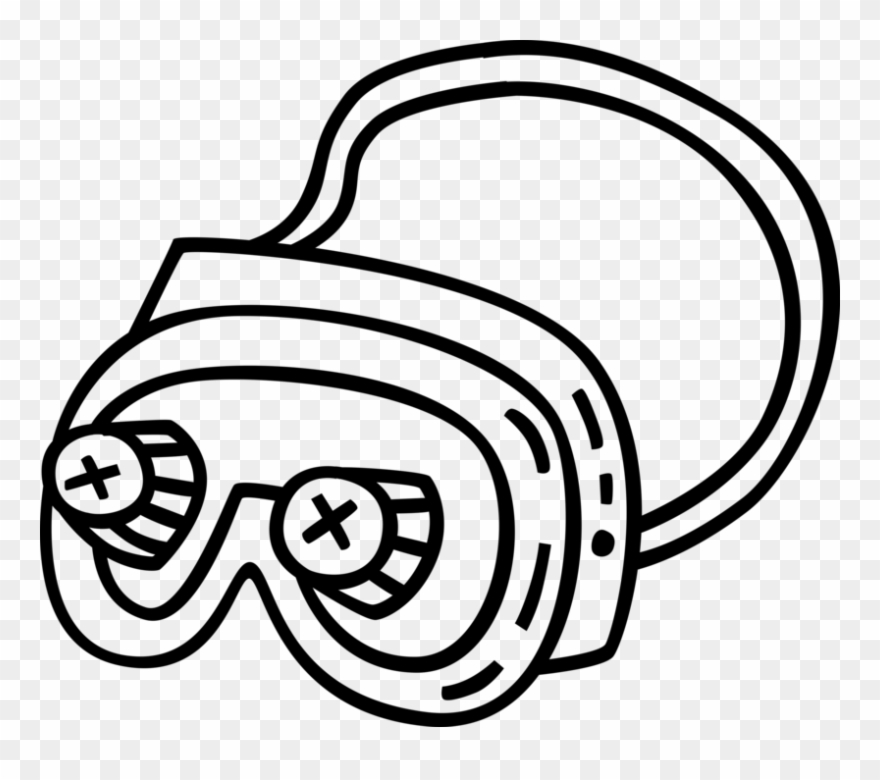 Vector Illustration Of Protective Eyewear Safety Goggles 880x780 Vector Illustration Of Protective Eyewear Safety Goggles