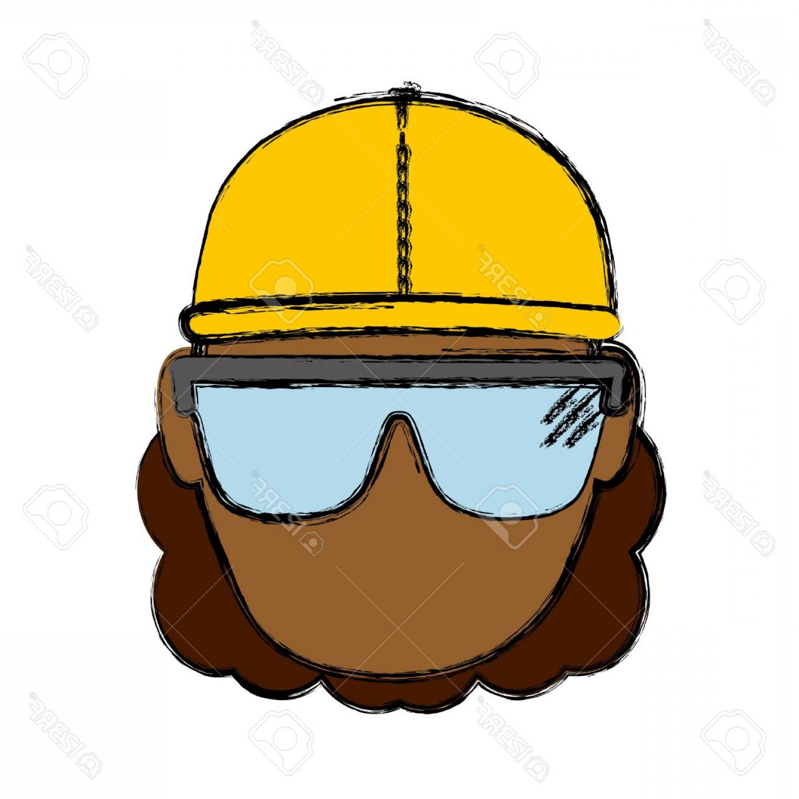 Photostock Vector Construction Worker With Safety Goggles 1560x1560 Photostock Vector Construction Worker With Safety Goggles
