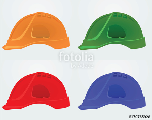 Safety Helmet Vector Illustration Stock Image And Royalty Free 500x394 Safety Helmet Vector Illustration Stock Image And Royalty Free