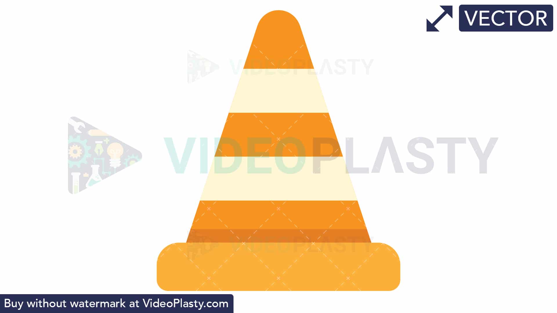1920x1080 Safety Cone Icon