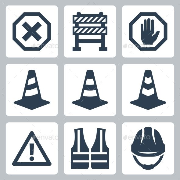 590x590 Warning And Job Safety Icons Footage Videos Vector Icons, Icon