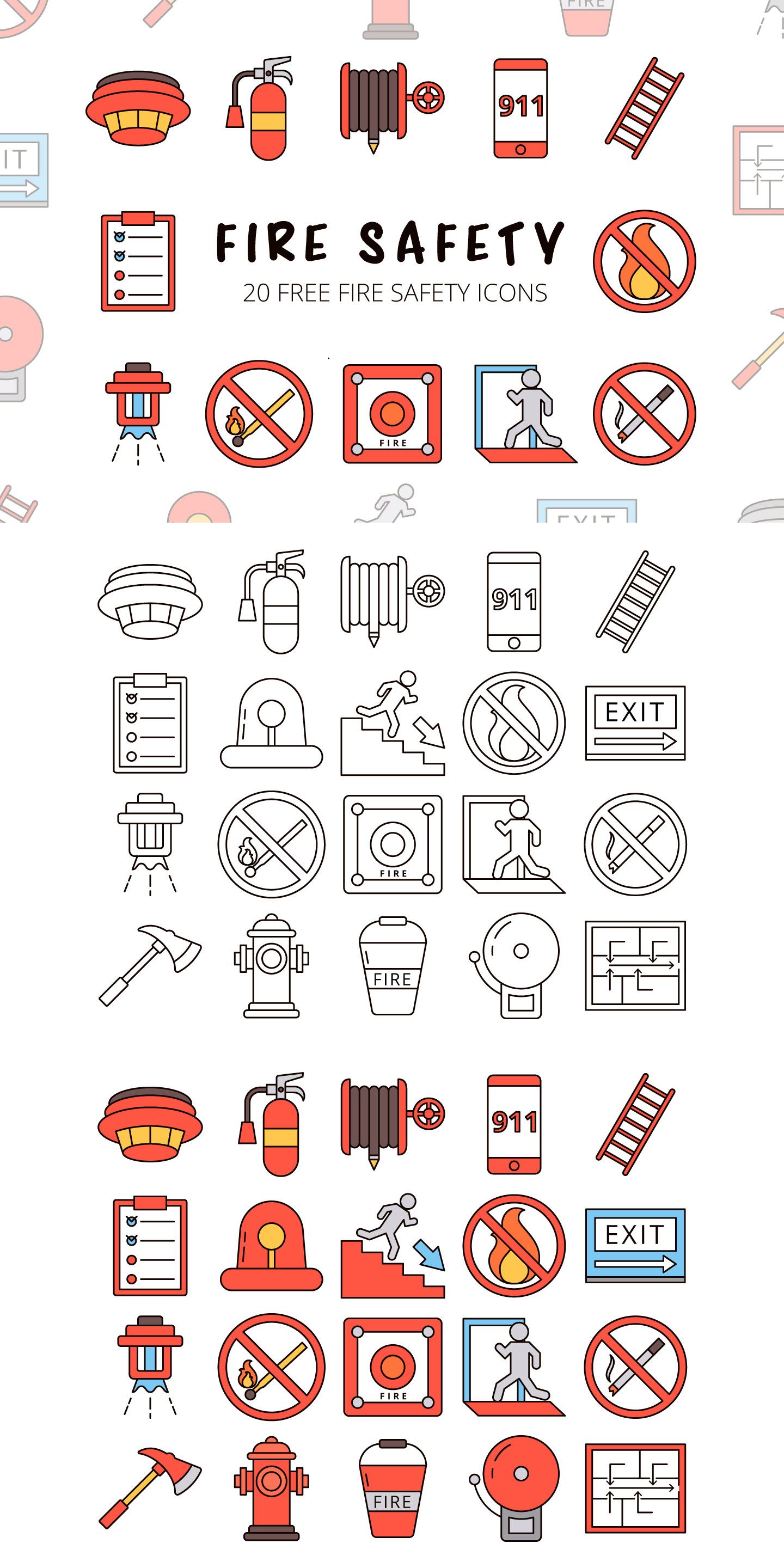 1440x2880 Before You Fire Safety Vector Free Icon Set This Is A Quality