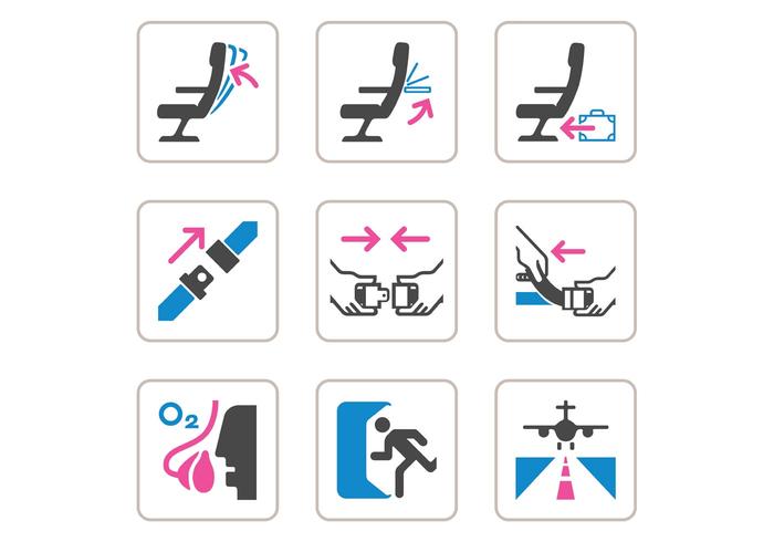 700x490 Free Aircraft Safety Vector Icons