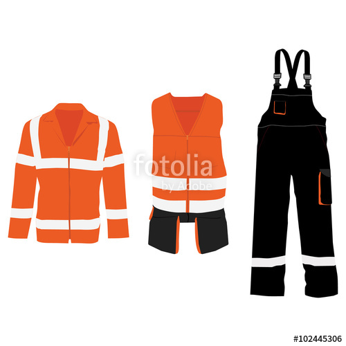 500x500 Safety Jacket Set Stock Image And Royalty Free Vector