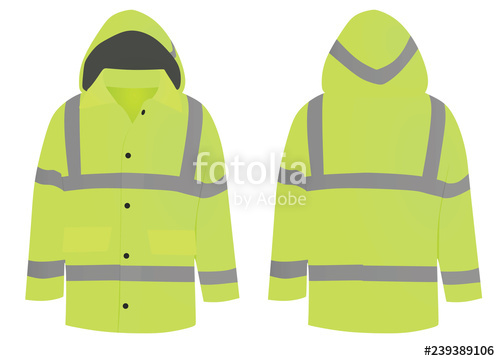 500x361 Safety Jacket Vector Illustration Stock Image And Royalty Free