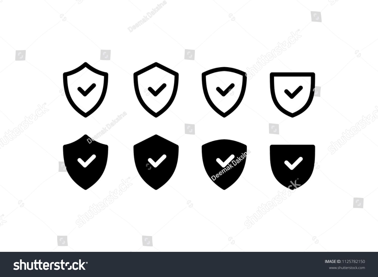1500x1101 Shield Protection Icon Set Security, Safety, Protection