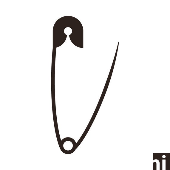 570x570 Safety Pin Safety P Safety Pin Vector Safety Pin Etsy