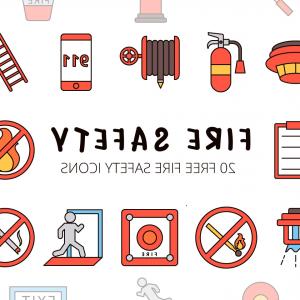 300x300 Fire Safety Vector Free Icon Set Hoodamathrun