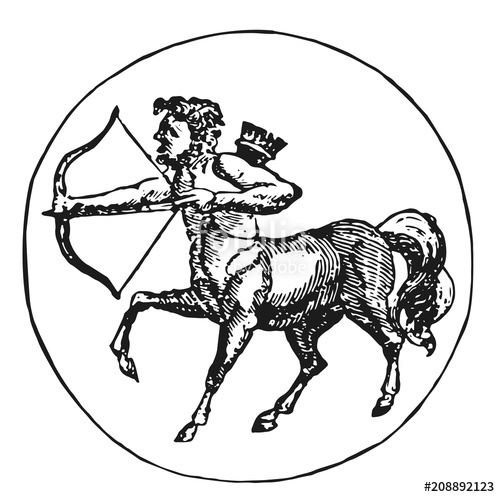 Sagittarius Vector at Vectorified.com | Collection of Sagittarius ...